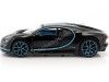 Cochesdemetal.es 2017 Bugatti Chiron Zero-400-Zero Negro/Azul 1:24 Maisto 31514