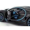 Cochesdemetal.es 2017 Bugatti Chiron Zero-400-Zero Negro/Azul 1:24 Maisto 31514