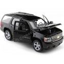 Cochesdemetal.es 2008 Chevrolet Tahoe lt Negro 1:24 Welly 22509