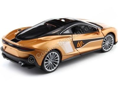 Cochesdemetal.es 2019 McLaren GT Edición 60 Aniversario Bronce Metalizado 1:24 Welly 24105 2