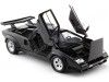 Cochesdemetal.es 1974 Lamborghini Countach LP 5000 S NEGRO 1:24 Welly 24112