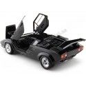 Cochesdemetal.es 1974 Lamborghini Countach LP 5000 S NEGRO 1:24 Welly 24112