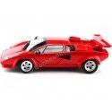 Cochesdemetal.es 1974 Lamborghini Countach LP 5000 S Rojo 1:24 Welly 24112