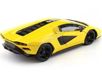 Cochesdemetal.es 2022 Lamborghini Countach LPI 800-4 Amarillo 1:24 Welly 24114 2