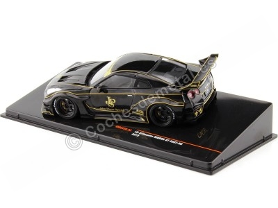 Cochesdemetal.es 2019 Nissan 35GT RR JSP LB-Silhouette Works GT RHD Jon Player Special Negro/Dorado 1:43 IXO Models MOC330.22 2