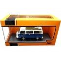 Cochesdemetal.es 1978 Volkswagen VW Transporter Type II (T2) Westfalia Azul/Blanco 1:43 IXO Models CLC502NSP.22