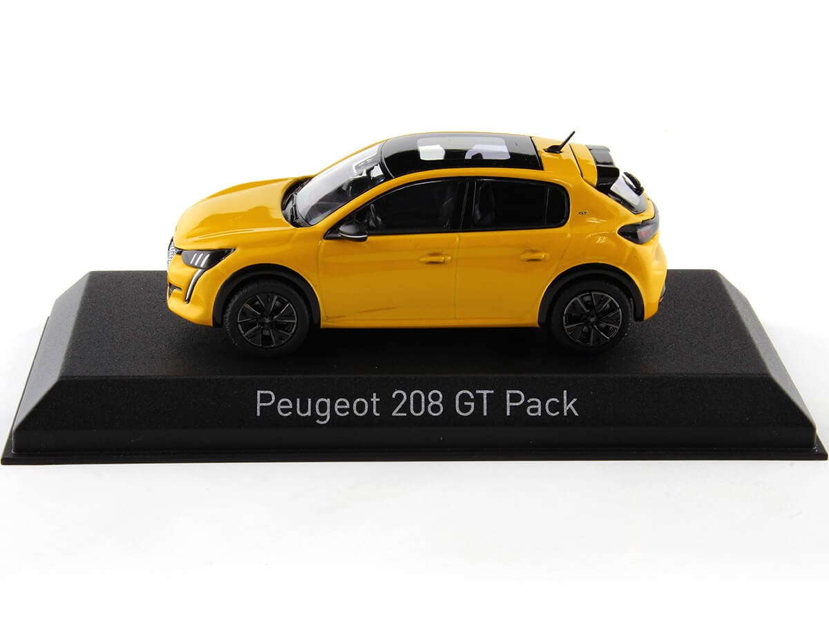 Peugeot 208 GT Pack 2022 Jaune Faro 1/43