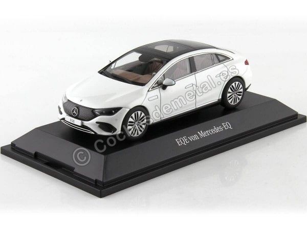 Cochesdemetal.es 2022 Mercedes-Benz Eqe (V295) Ligne d'art électrique Blanco Opalite 1:43 Édition de concessionnaire B66961106