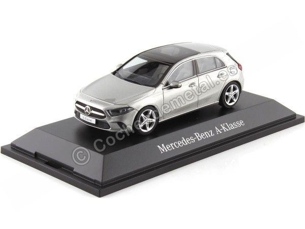 CARSDEMETAL.ES 2023 Mercedes-Benz A-Class (W177) Silver Metallic Mojave 1:43 Contourneur B66960427