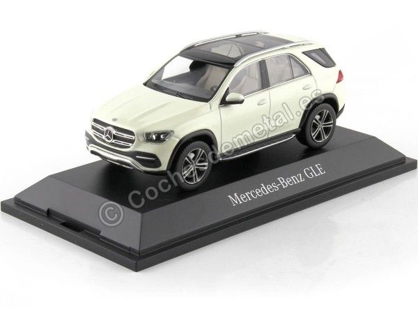 Cochesdemetal.es 2018 Mercedes-Benz GLE (V167) Blanco Brillante Designo Diamond 1:43 Dealer Edition B66960552