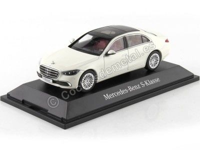 Cochesdemetal.es 2020 Mercedes-Benz Clase-S (V223) Blanco Brillante Designo Diamond 1:43 Dealer Edition B66960632