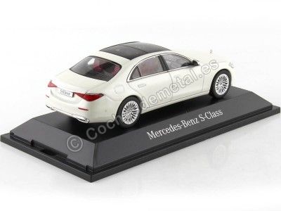 Cochesdemetal.es 2020 Mercedes-Benz Clase-S (V223) Blanco Brillante Designo Diamond 1:43 Dealer Edition B66960632 2