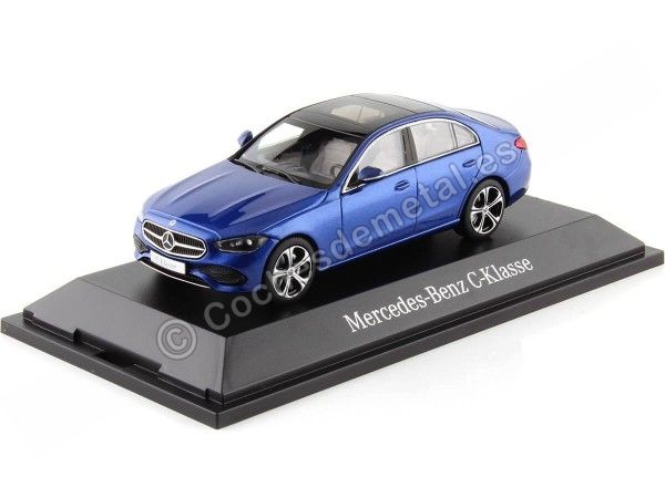Cochesdemetal.es 2021 Mercedes-Benz Class-C (W206) Azul Spectl 1:43 Dealer Edition B6