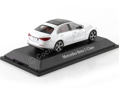 Cochesdemetal.es 2021 Mercedes-Benz Clase-C (W206) Blanco Opalite Metalizado 1:43 Dealer Edition B66960635 2