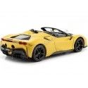 Cochesdemetal.es 2021 Ferrari SF90 Stradale Hybrid Spider Metallic Gold 1:18 Bburago 16016