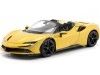 Cochesdemetal.es 2021 Ferrari SF90 Stradale Hybrid Spider Metallic Gold 1:18 Bburago 16016