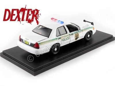 Cochesdemetal.es 2001 Ford Crown Victoria Interceptor Policía de Miami Metro "TV series Dexter" 1:43 Greenlight 86613 2