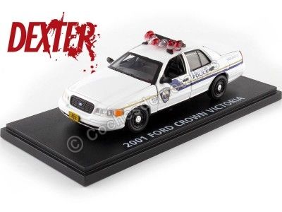 Cochesdemetal.es 2001 Ford Crown Victoria Interceptor Policía de Pembroke Pines "TV series Dexter" 1:43 Greenlight 86614