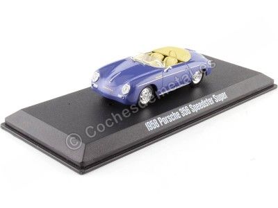 Cochesdemetal.es 1958 Porsche 356 Speedster Super Azul Aquamarine 1:43 Greenlight 86598