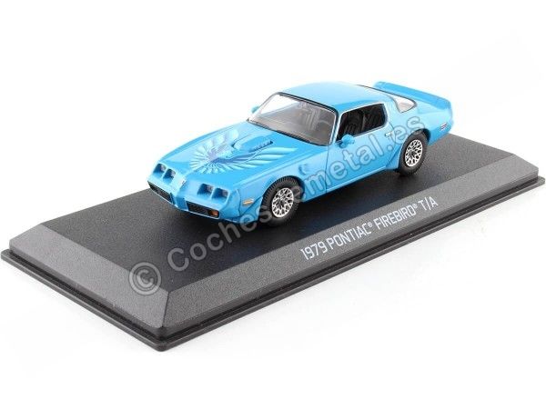 Cochesdemetal.es 1979 Pontiac Firebird Trans Am Azul Atlantis 1:43 Greenlight 86348