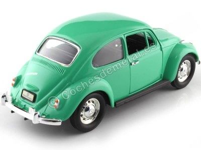 Cochesdemetal.es 1967 Volkswagen Beetle VW Escarabajo Verde 1:24 Lucky Diecast 24202 2