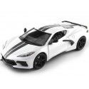 Cochesdemetal.es 2020 Chevrolet Corvette Stingray C8 Blanco 1:24 Motor Max 79360