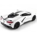 Cochesdemetal.es 2020 Chevrolet Corvette Stingray C8 Blanco 1:24 Motor Max 79360