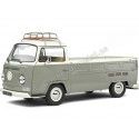 Cochesdemetal.es 1968 Volkswagen VW T2 Pick-Up Gris/Blanco 1:18 Solido S1809402