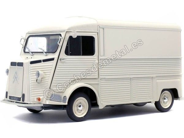 Cochesdemetal.es 1969 Citroen Type HY Blanco 1:18 Solido S1804813