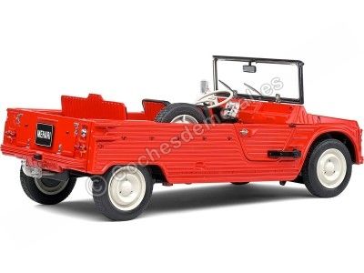 Cochesdemetal.es 1970 Citroen Mehari Mk1 Abierto Rojo 1:18 Solido S1808203 2