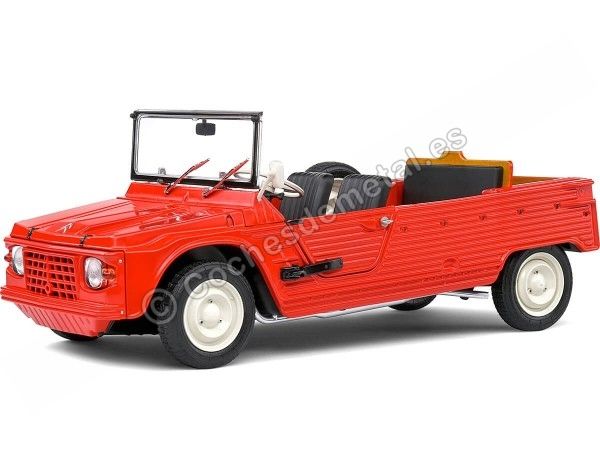 Cochesdemetal.es 1970 Citroen Mehari Mk1 Abierto Rojo 1:18 Solido S1808203