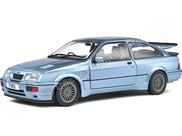 Cochesdemetal.es 1987 Ford Sierra RS500 Azul Glaciar 1:18 Solido S1806106