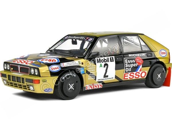 Cochesdemetal.es 1989 Lancia Delta HF Integrale Nº2 Loubet/Andrié Rally Alemania 1:18 Solido S1807805