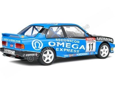 Cochesdemetal.es 1990 BMW M3 (E30) BTCC Nº11 Will Hoy "Listerine" Azul/Negro1:18 Solido S1801522 2