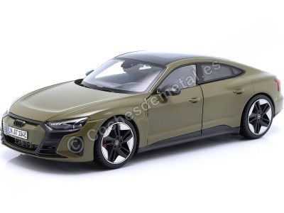 Cochesdemetal.es 2022 Audi GT RS E-Tron Verde Oliva 1:18 Bburago 11050