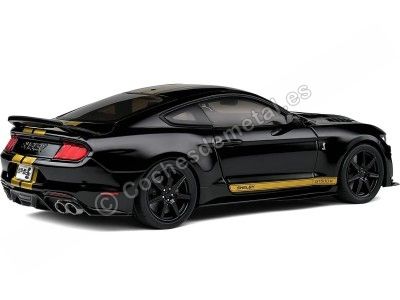 Cochesdemetal.es 2023 Ford Mustang Shelby GT500-H Negro/Dorado 1:18 Solido S1805910 2