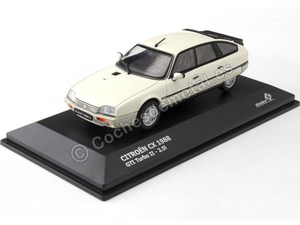 Cochesdemetal.es 1988 Citroen CX GTI Turbo II Blanco 1:43 Solido S4311703