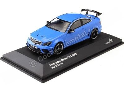 Cochesdemetal.es 2012 Mercedes C63 AMG Black Series Azul Francés 1:43 Solido S4311607