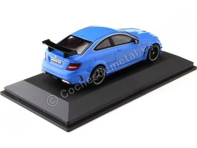 Cochesdemetal.es 2012 Mercedes C63 AMG Black Series Azul Francés 1:43 Solido S4311607 2