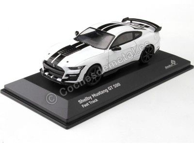 Cochesdemetal.es 2020 Ford Shelby Mustang GT500 Fast Track Blanco/Negro 1:43 Solido S4311503