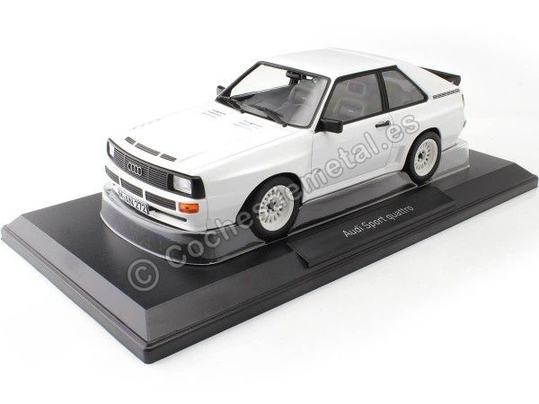 Cochesdemetal.es 1985 Audi Coupe Sport Quattro Blanco Alpino 1:18 Norev 188313