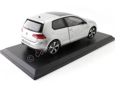 Cochesdemetal.es 2013 Volkswagen VW Golf GTI Coupé Plateado Reflex 1:18 Norev 188551 2