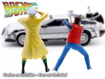 Cochesdemetal.es Set 2 Figuras de Resina Doctor Emmett Doc + Marty Mcfly "Regreso al Futuro" 1:24 Triple-9 24001 24002 2