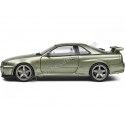 CARSDEMETAL.ES 1999 Nissan Skyline GT-R (R34) Metallic Green 1:18 Solid S1804308