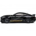 Cochesdemetal.es 2023 Ford Mustang Shelby GT500-H Negro/Dorado 1:18 SOLLO S1805910