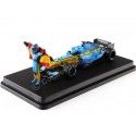 Cochesdemetal.es 2005 Renault F1 Team R25 Nº5 + Figura Fernando Alonso Campeón del Mundo + Urna Expositora 1:43 Cochesdemetal...