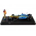 Cochesdemetal.es 2005 Renault F1 Team R25 Nº5 + Figura Fernando Alonso Campeón del Mundo + Urna Expositora 1:43 Cochesdemetal...