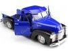 Cochesdemetal.es 1953 Chevrolet 3100 Pickup Low Rider Azul/Negro 1:24 Welly 22087
