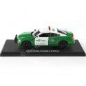 Cochesdemetal.es 2008 Dodge Charger Pursuit "Carabineros de Chile" Verde/Blanco 1:43 Greenlight 86596