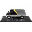 Cochesdemetal.es 1980 Furgoneta Dodge Ram B250 Van Negro / Gris 1:43 Greenlight 86600